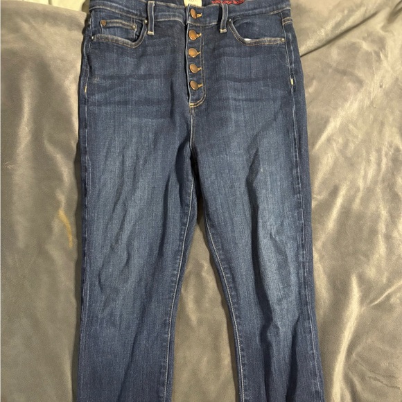 Alice + Olivia Dark Blue High Rise Jeans - Picture 2 of 5